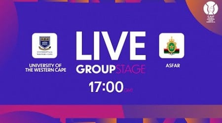 UWC vs. ASFAR - CAF Women&#39;s CHAMPIONS LEAGUE 2024 - Group Stage | جامعة ويسترن كيب ضد الجيش الملكي