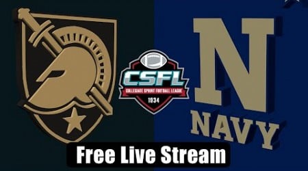 CSFL Championship Army vs Navy Sprint Football 11/16/24 (KnightVision Free Live Sports)