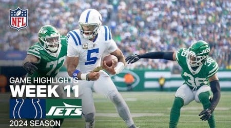 Indianapolis Colts vs. New York Jets | 2024 Week 11 Game Highlights