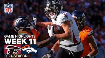 Atlanta Falcons vs. Denver Broncos Game Highlights | NFL 2024 Season Week 11