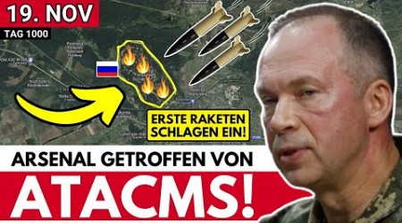 Erste ATACMS Raketen treffen 67. Arsenal GRAU in Karatschew, Russen stürmen Zabalka Viertel!