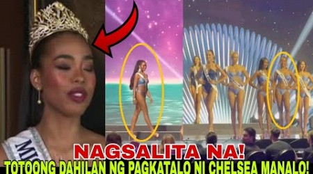 CHELSEA MANALO NAGSALITA NA! TOTOONG DAHILAN NG PAGKATALO NI CHELSEA MANALO SA MISS UNIVERSE 2024!