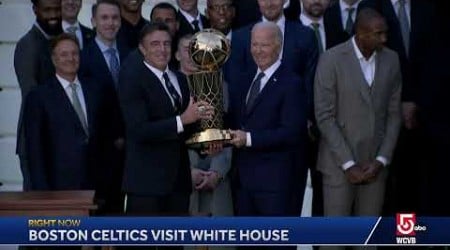 Boston Celtics visit the White House