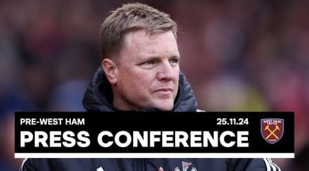 PRESS CONFERENCE | Eddie Howe pre-West Ham (H)