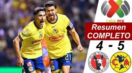 Tijuana vs America 4-5 Resumen COMPLETO Y Penal | Play In Apertura 2024