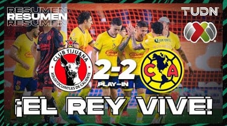 HIGHLIGHTS | Tijuana 2 (2)-(3) 2 América | Liga Mx -AP2024 - PLAY-IN | TUDN