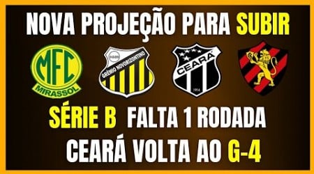 SÉRIE B | CEARÁ VOLTA AO G-4 | NOVA PROJEÇÃO PARA SUBIR