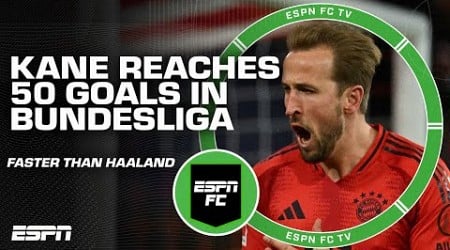 Harry Kane reaches 50 Bundesliga goals 7 GAMES FASTER than Erling Haaland 