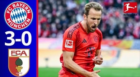 Bayern München vs FC Augsburg (3-0) | Highlights and Goals | Bundesliga 2024/25