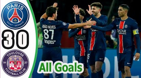 PSG vs Toulouse 3-0 || All Goals &amp; Extеndеd Hіghlіghts || Ligue 1 2024/25