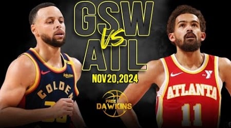 Golden State Warriors vs Atlanta Hawks Full Game Highlights | Nov 20, 2024 | FreeDawkins