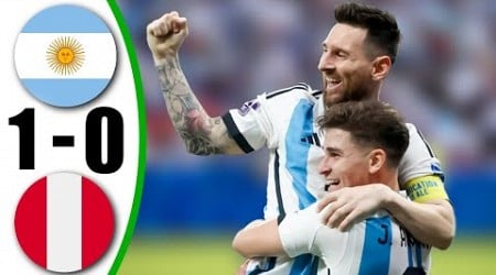 Argentina vs Peru 1-0 - All Goals &amp; Highlights - 2024