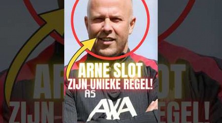 Arne Slot Zijn Unieke Regel Bij Liverpool!