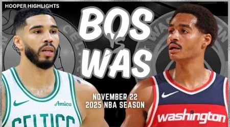 Boston Celtics vs Washington Wizards Full Game Highlights | Nov 22 | 2025 NBA Season