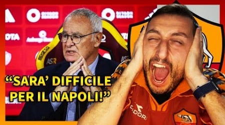 RANIERI quanto CA**O m&#39;hai GASATOOO‼️ La MIA REAZIONE alla CONFERENZA pre NAPOLI-ROMA 