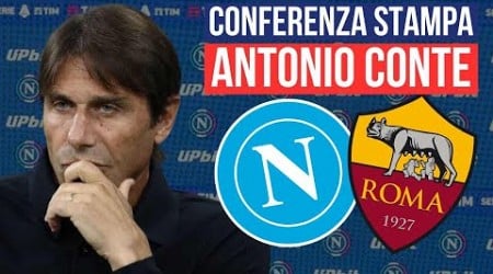 CONTE in conferenza stampa per Napoli Roma 