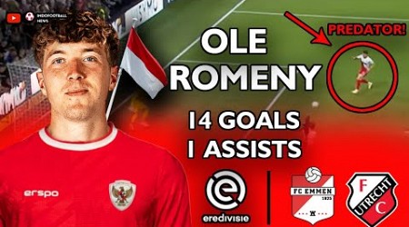 Predator! Ole Romeny New Indonesia Player! Highlight FC Emmen - FC Utrecht - Eredivisie 2022-2024