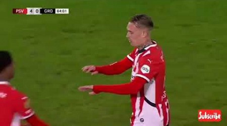 Highlights| PSV vs FC Groningen (5-0)| Eredivisie Match, 24.11.24