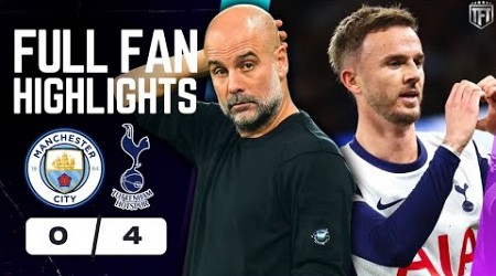 Man City EMBARRASSED &amp; DESTROYED by Spurs! Man City 0-4 Tottenham Highlights