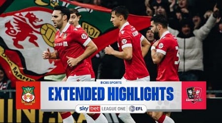 Wrexham vs. Exeter City: Extended Highlights | EFL League One | CBS Sports Golazo