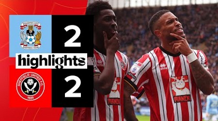 Coventry City 2-2 Sheffield United | EFL Chamiponship highlights