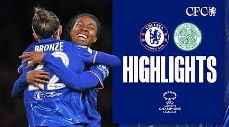 Chelsea Women 3-0 Celtic Women | Blues reach UWCL QUARTER-FINALS 