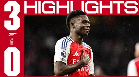 THREE BIG POINTS! | HIGHLIGHTS | Arsenal v Nottingham Forest (3-0) | Saka, Partey, Nwaneri | PL