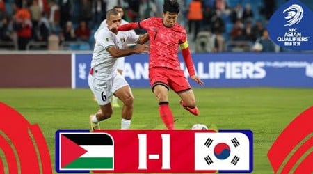 Son goal not enough in Amman | Palestine - Korea Republic | Highlights #AsianQualifiers - Road To 26