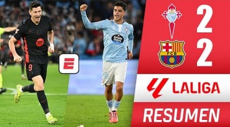 BARCELONA dejó escapar puntos ante CELTA DE VIGO y empató 2-2 en una locura de partido | La Liga