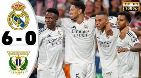 Real Madrid vs Leganes 6-0 • Real Madrid Highlights &amp; All Goals 2024 • Hasil Bola Tadi Malam