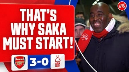 That’s Why Saka Must Start! (Robbie) | Arsenal 3-0 Nottingham Forest