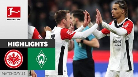 Götze Brings The Win! | Eintracht Frankfurt - Werder Bremen 1-0 | Highlights | MD 11 – Bundesliga