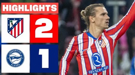 ATLÉTICO DE MADRID 2 - 1 DEPORTIVO ALAVÉS I RESUMEN LALIGA EA SPORTS