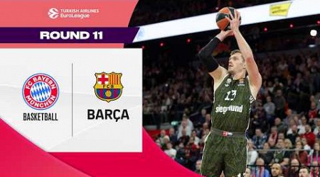 The PERFECT STORM of Obst&#39;s THREES | Bayern - Barcelona | BASKETBALL HIGHLIGHTS R11 2024-25