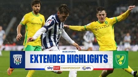 West Bromwich Albion vs. Norwich City: Extended Highlights | EFL Championship | CBS Sports Golazo