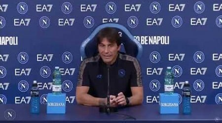 CONTE parla in CONFERENZA STAMPA prima di NAPOLI ROMA | Ancora parole contro il VAR!