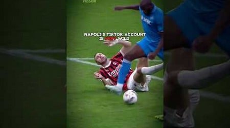 Napoli&#39;s tiktok account is VERY wild #football #napoli #tiktok