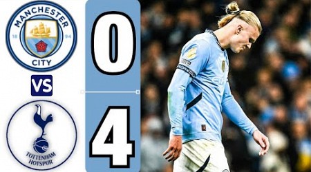 Manchester City vs Tottenham Hotspur(0-4) | All Goals &amp; Extended Highlights | Premier League 2024/25