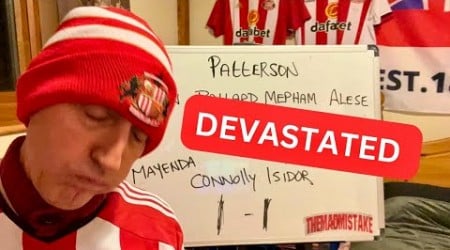 Devastated Millwall 1-1 Sunderland Match Review!!!