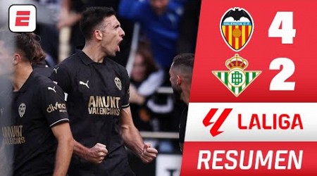 VALENCIA GOLEÓ 4-2 al Betis con DOBLETE de HUGO DURO y rompe mala racha | RESUMEN | La Liga