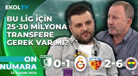 Fenerbahçe ve Galatasaray Haftayı Kayıpsız Kapadı! Sergen Yalçın- Candaş Tolga Işık | On Numara