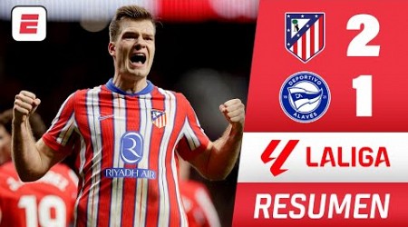 ATLÉTICO DE MADRID REMONTÓ y ganó 2-1 vs Alavés con GOLES de GRIEZMANN y SORLOTH | RESUMEN | La Liga