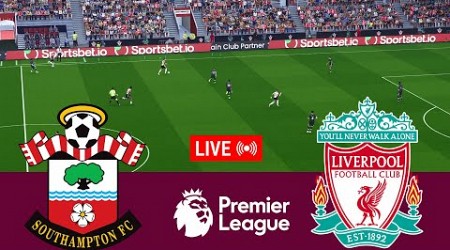 [LIVE] Southampton vs Liverpool Premier League 24/25 Full Match - Video Game Simulation