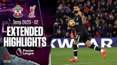 Southampton vs. Liverpool | Highlights Premier League | Jornada 12 | Telemundo Deportes