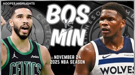 Boston Celtics vs Minnesota Timberwolves Full Game Highlights | Nov 24 | 2025 NBA Season