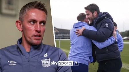 BEHIND THE SCENES! Jamie Redknapp meets Kieran McKenna watches Ipswich training 