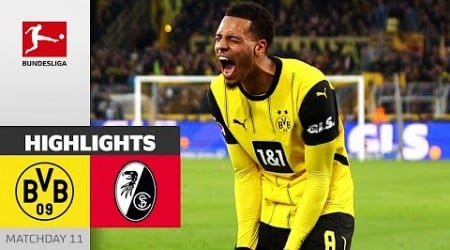 BVB Strikes Back! | Borussia Dortmund - SC Freiburg 4-0 | Highlights | Matchday 11 – Bundesliga