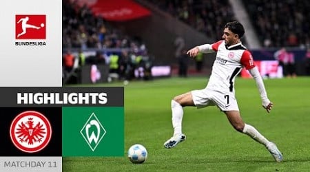 Frankfurt on Place 2 now! | Eintracht Frankfurt - Werder Bremen 1-0 | Highlights | Bundesliga 24/25