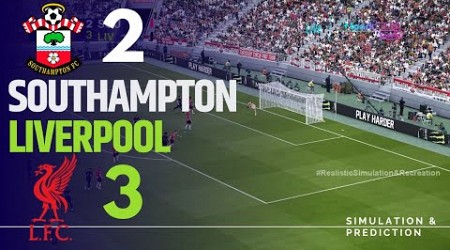 SOUTHAMPTON 2-3 LIVERPOOL • Highlights • Premier League 24/25 | Simulation/Recreation