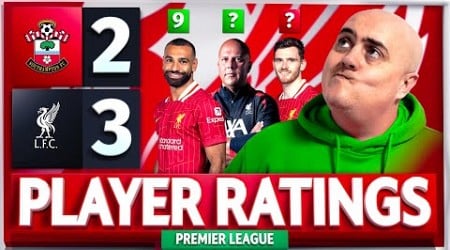 SALAH TO THE RESCUE! + SLOT DOES IT AGAIN! Southampton 2-3 Liverpool Player Ratings